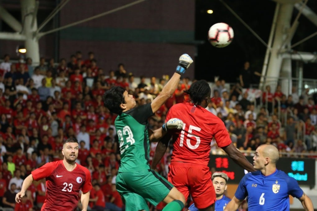 Hong Kong were beaten by Thailand in Gary White’s first match as manager on Thursday night. Photo: Felix Wong