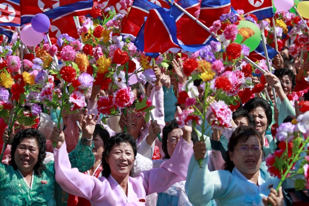 North Koreans cheer during a parade celebrating National Day and the 70th anniversary of the country’s foundation, in Pyongyang, on September 8. While experts have focused on North Korea’s mineral and hydrocarbon resources, nurturing its people may reap better results. Photo: EPA-EFE
