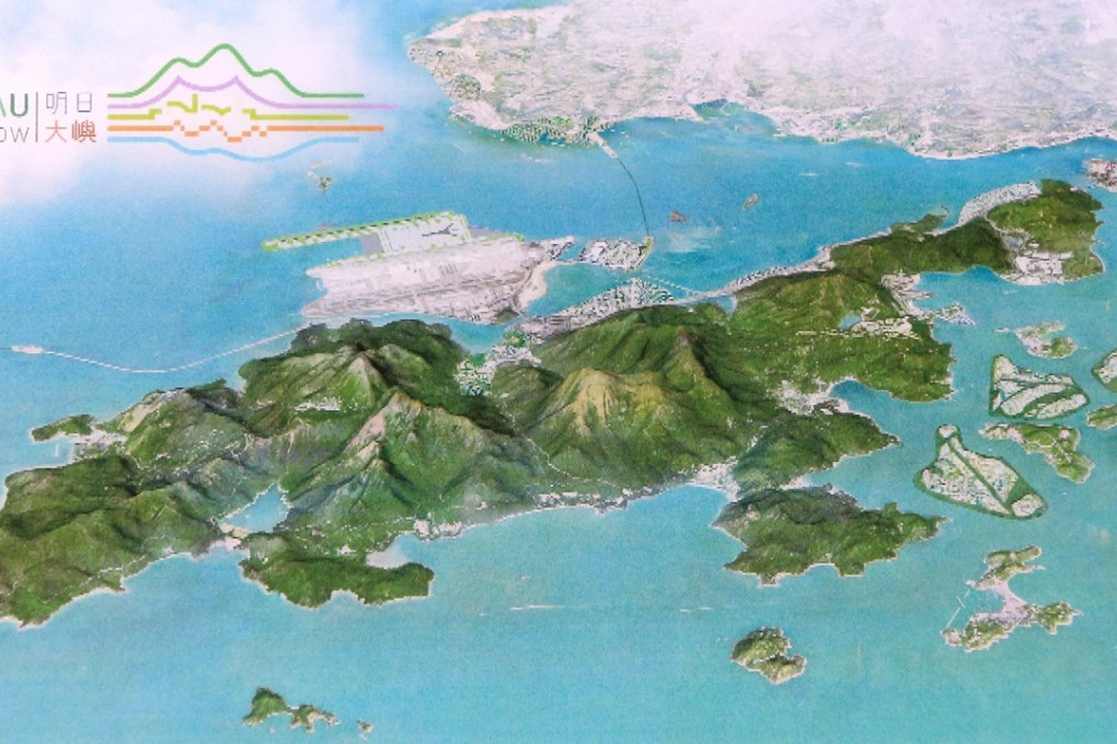 The 1,700-hectare reclamation project is dubbed the ‘Lantau Tomorrow Vision’. Photo: Dickson Lee