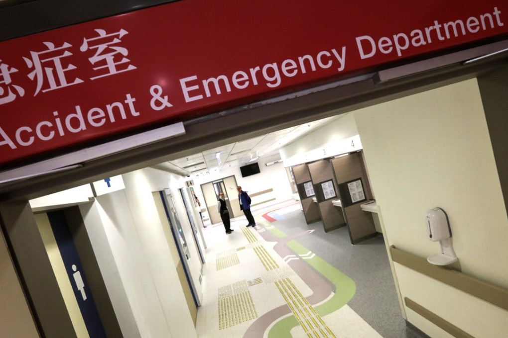 The man was rushed to Tin Shui Wai Hospital. Photo: Felix Wong