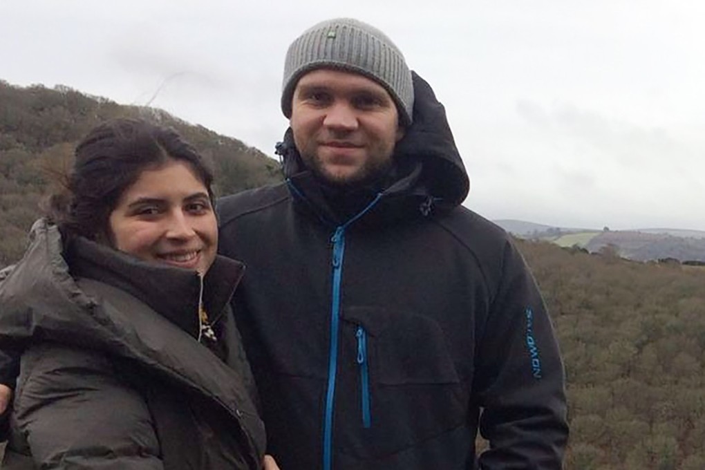 British student Matthew Hedges and his wife Daniela Tejada. Photo: AFP/Detained in Dubai