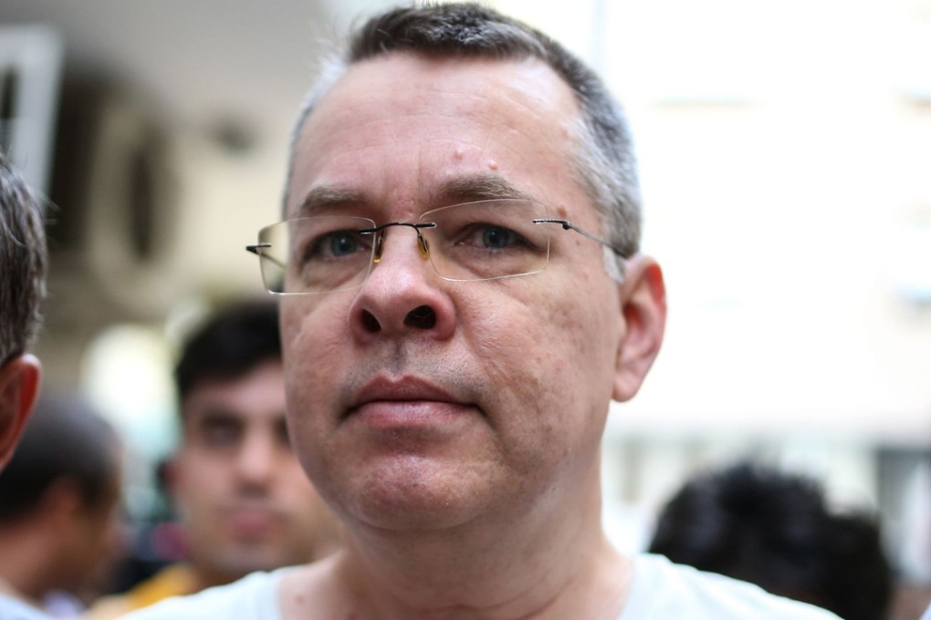 US pastor Andrew Brunson in July. Photo: AFP