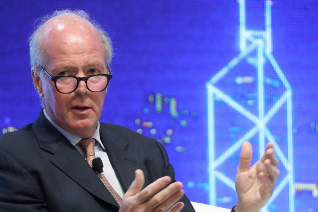 Mark Yallop, chairman of the FICC Markets Standards Board, speaking in Hong Kong last week. Photo: Dickson Lee