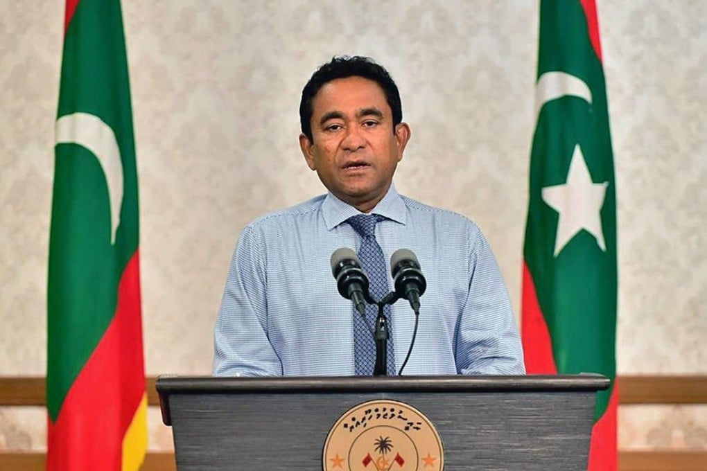 Maldivian President Abdulla Yameen Abdul Gayoom was defeated in the recent presidential elections – but he’s not going quietly. Photo: EPA