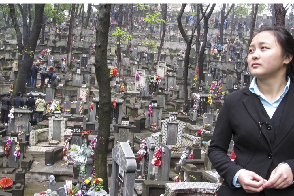 Trainee mortician Zhan Lingling in a scene from Almost Heaven, a documentary screening on October 16 at the Asia Society Hong Kong.
