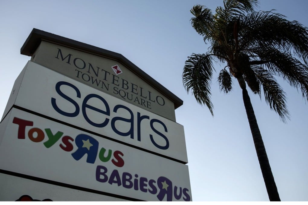 Sears, the venerable US chain that once dominated the retail sector but had been in decline since the advent of the Amazon era, filed for bankruptcy Monday. Photo: Bloomberg