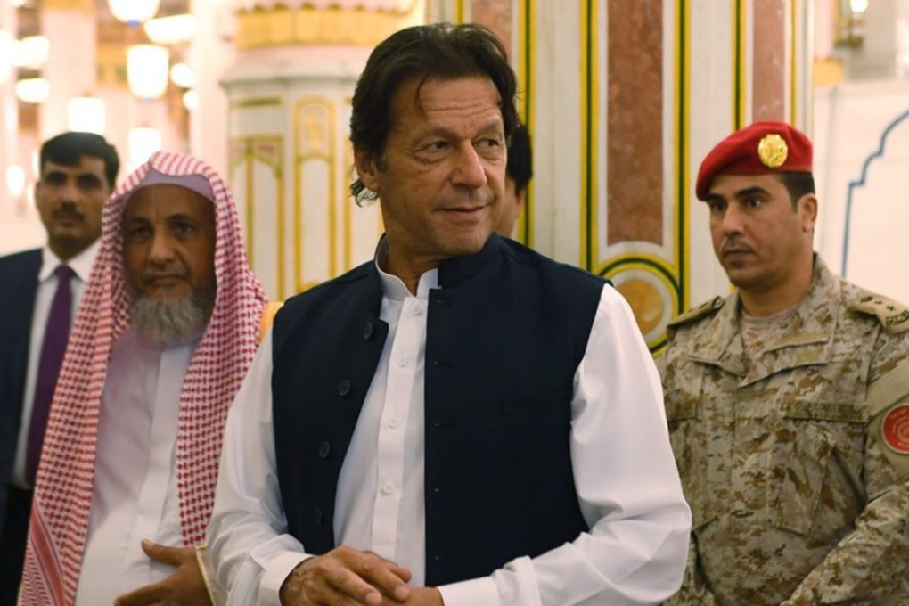 Pakistani Prime Minister Imran Khan during a visit to Saudi Arabia. Photo: AP