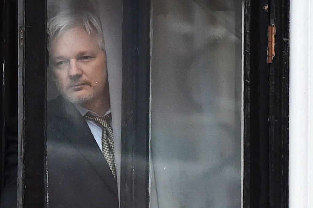 Julian Assange has not left Ecuador’s London embassy since seeking asylum there in August 2012. File photo: AP
