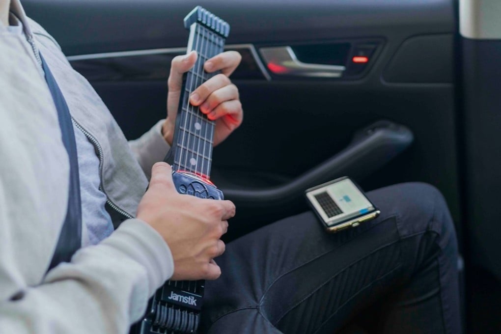 The new seven-fret Jamstik 7 smart guitar, which can be used to create the sounds of almost any instruments you can think off.