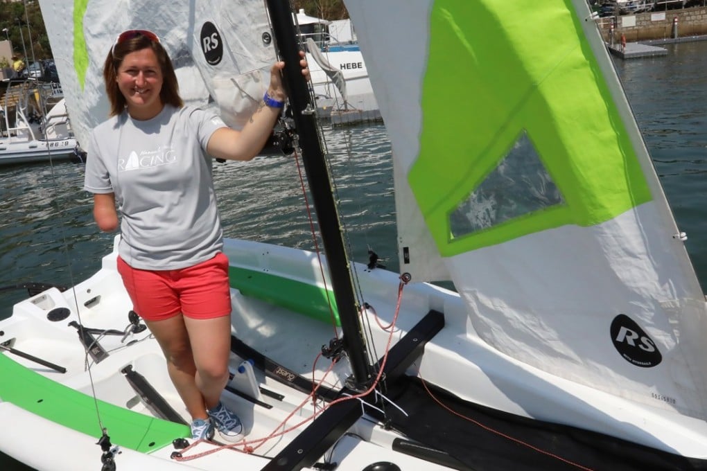 Hannah Stodel at the Hebe Haven Yacht Club in Hong Kong. Photo: Jonathan Wong