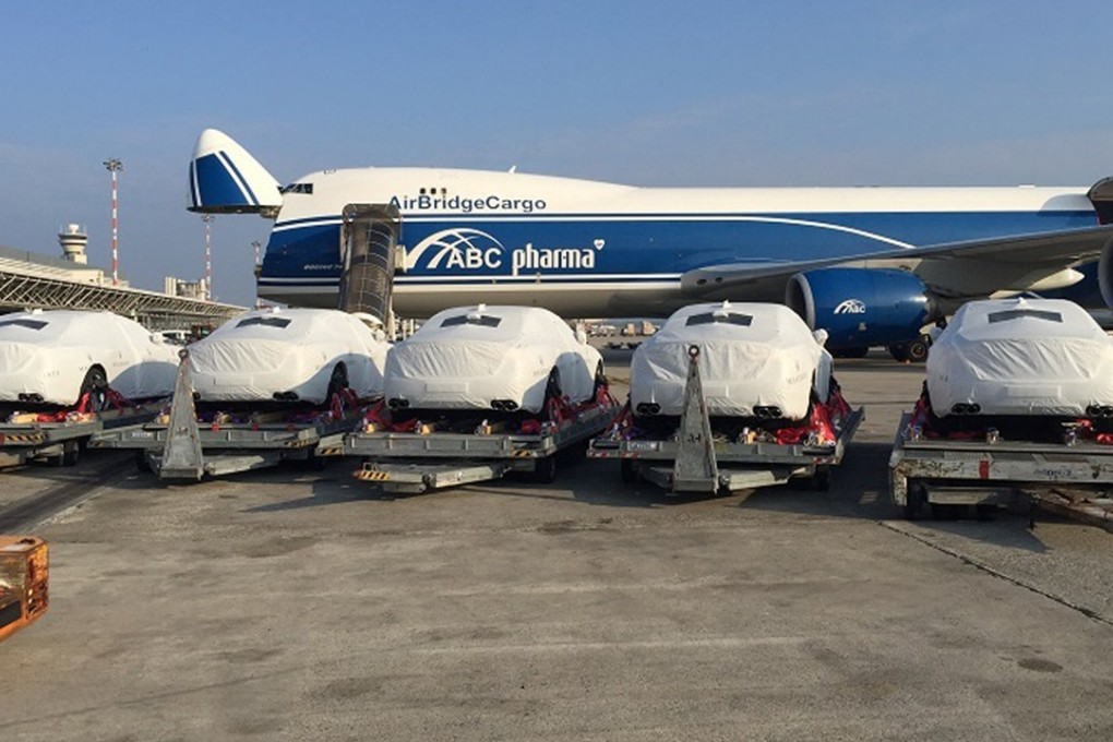 Maserati vehicles on the tarmac in Papua New Guinea. Photo: AAP