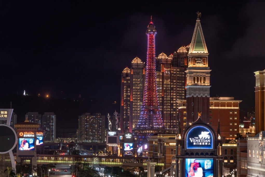Gross gaming revenue in Macau dropped by 17.3 per cent to a one-year low of 21.95 billion patacas (US$2.72 billion) in September. Photo: Bloomberg