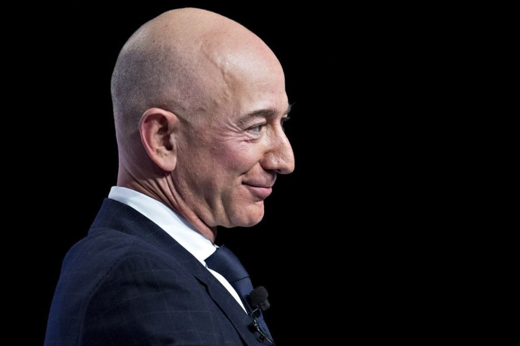 Jeff Bezos, founder and chief executive officer of Amazon.com, listens during a discussion at the Air Force Association's Air, Space and Cyber Conference in National Harbor, Maryland, on September 19. Photo: Bloomberg