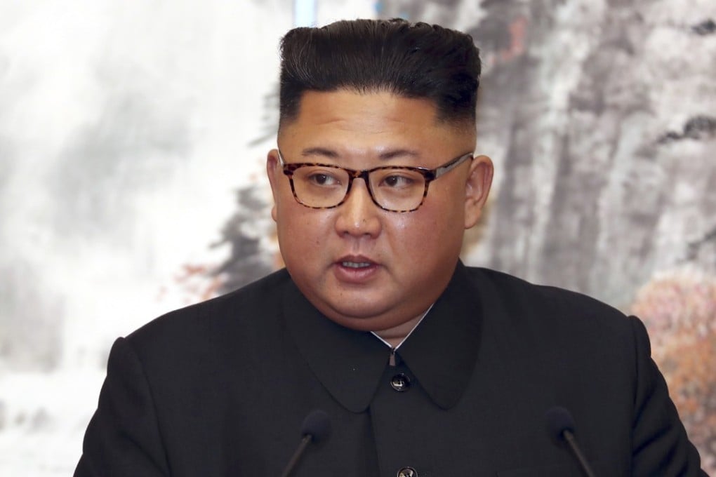 North Korean leader Kim Jong-un speaks during a joint press conference with South Korean President Moon Jae-in in Pyongyang, North Korea. Photo: AP