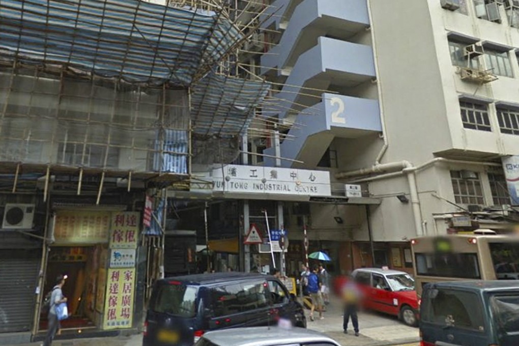 An industrial building on Hong Kong’s Kwun Tong Road getting a makeover, ready for residential tenants. Photo: SCMP