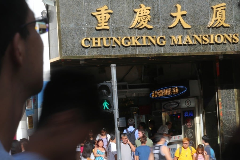 Emergency personnel were sent to Chungking Mansions after the victim called for help. Photo: Handout