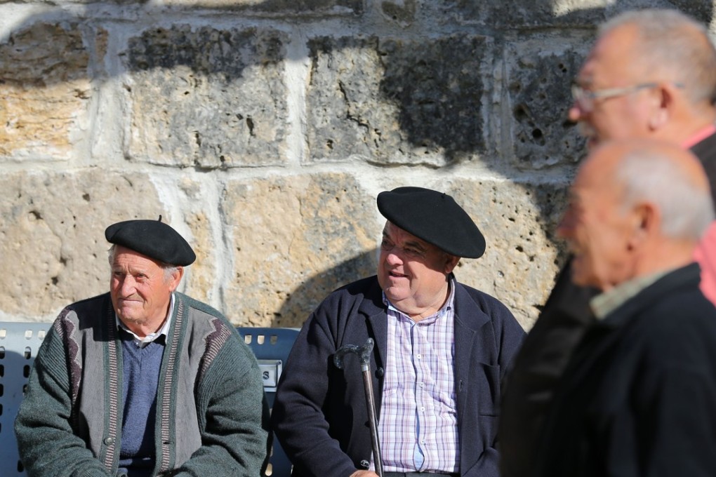 Elderly villagers in Spain. Its people will have the highest life expectancy in the world by 2040, new research shows. Photo: AFP