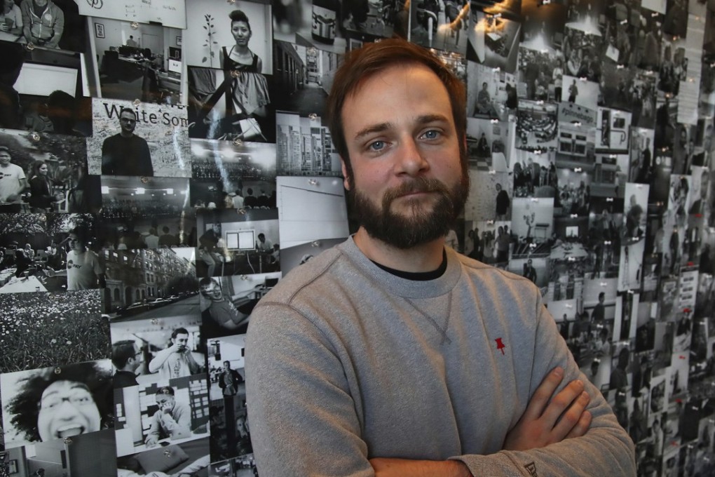 Pinterest co-founder and chief product officer Evan Sharp says, “Pinterest isn’t about sharing. It’s mostly about yourself, your dreams, your ideas you want for your future.” Photo: AP/Ben Margot