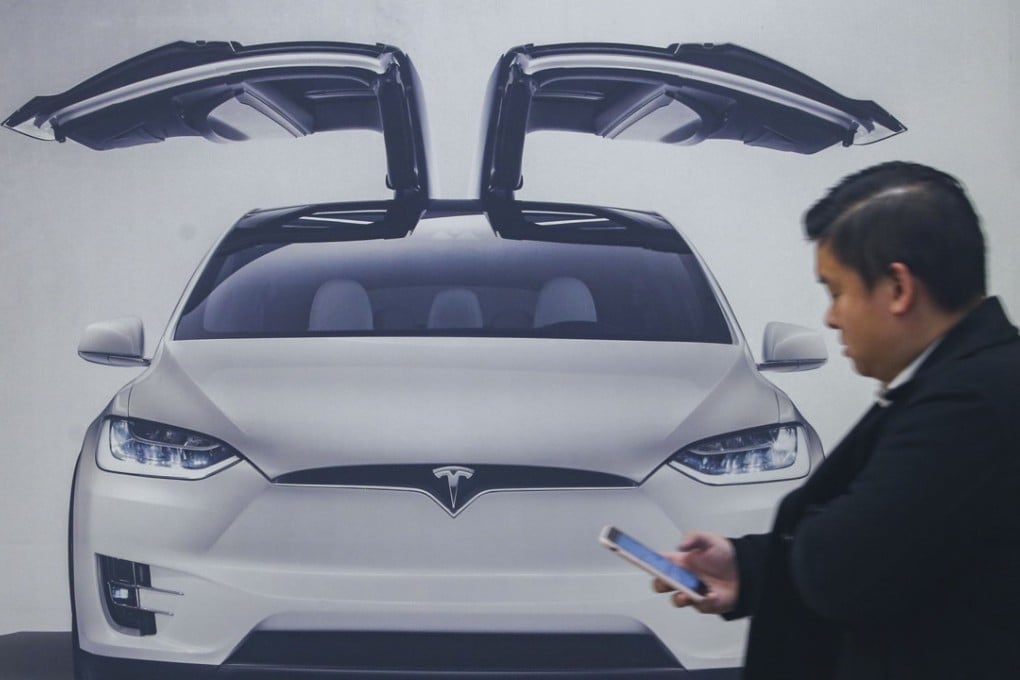 Tesla’s showroom on 202 Queen's Road East in Wan Chai on 4 February 2018. Photo: SCMP/David Wong