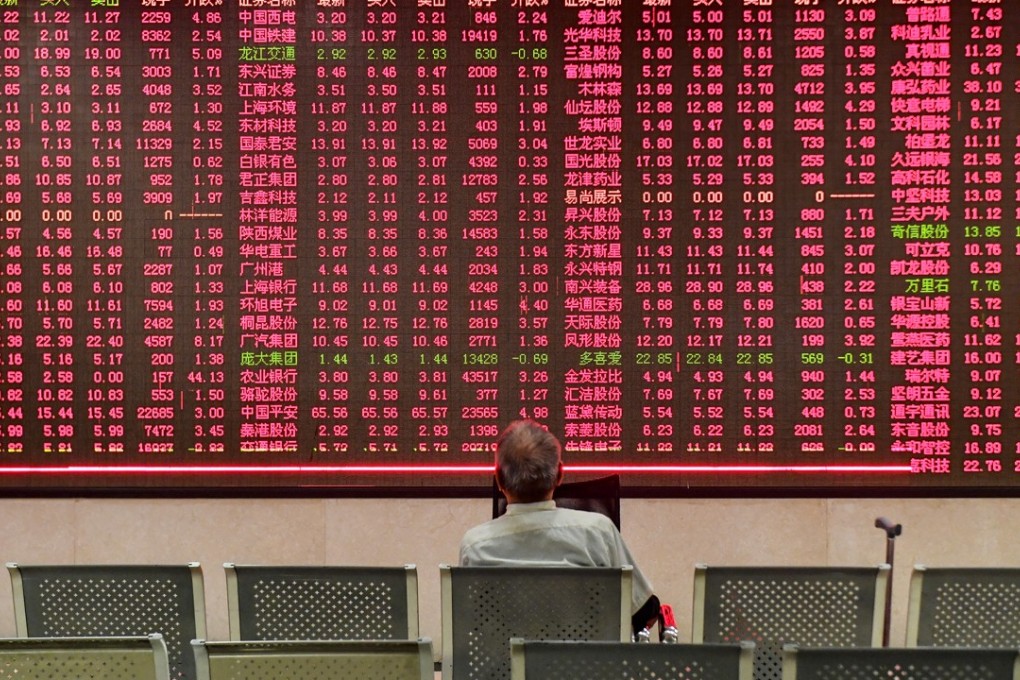 The Shanghai Composite Index surged by 2.6 per cent on Friday, paring this week’s losses to 2.2 per cent, narrowing down from a 7.6 per cent slump last week. Photo: Imaginechina