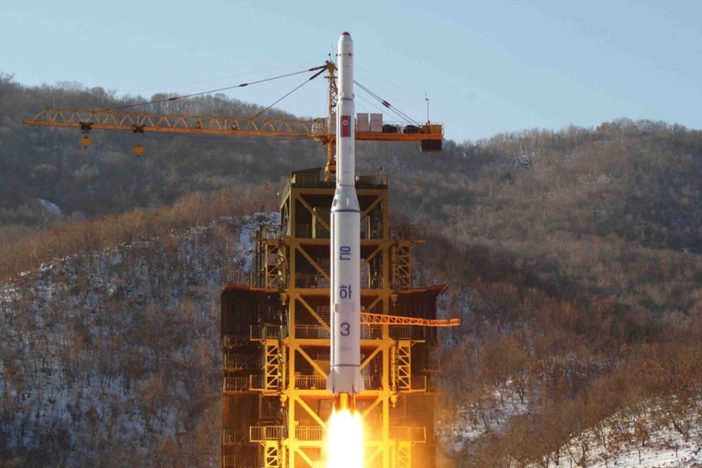 A North Korean rocket launch in 2012. Photo: AFP