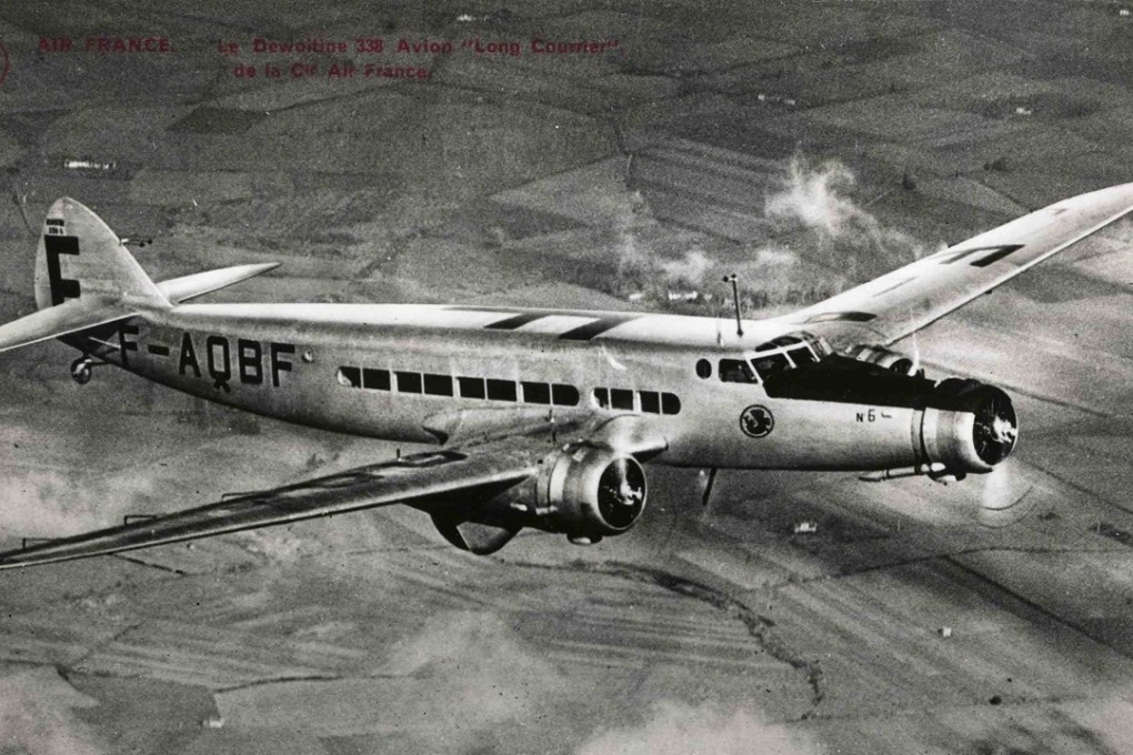 Air France’s 12-seat, three-engined Dewoitine D.338, which arrived in Hong Kong in 1938.