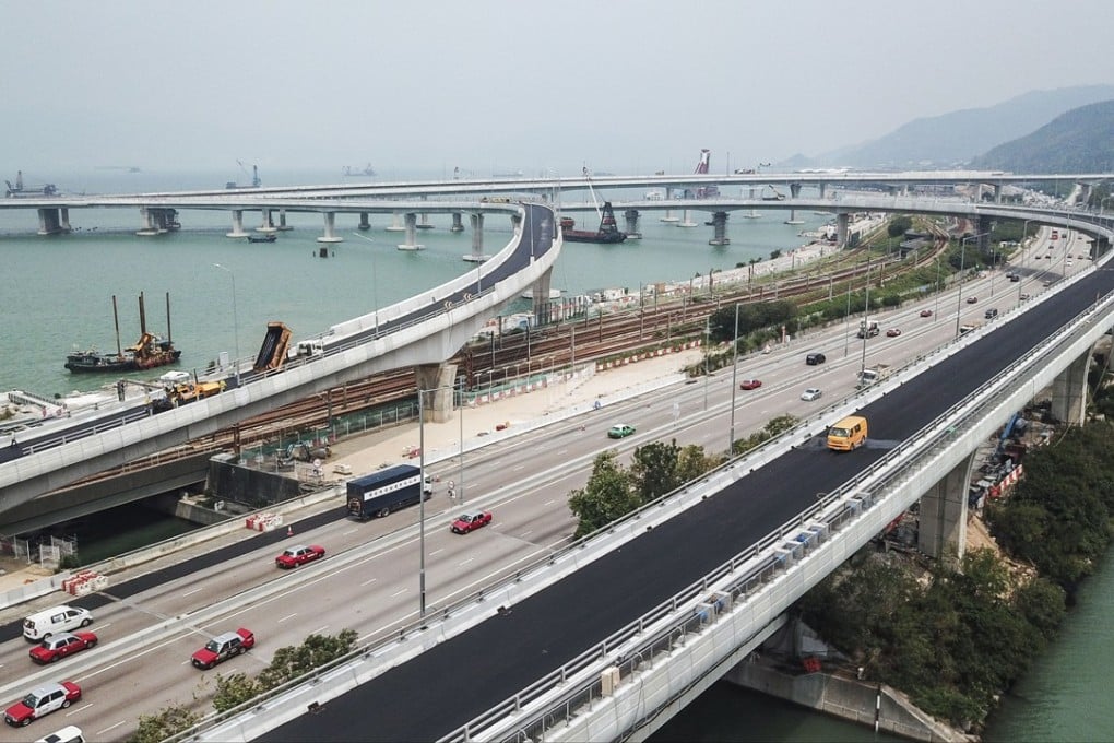 The cross-border mega bridge linking Hong Kong, Macau and Zhuhai will begin operations on Wednesday. Photo: Roy Issa