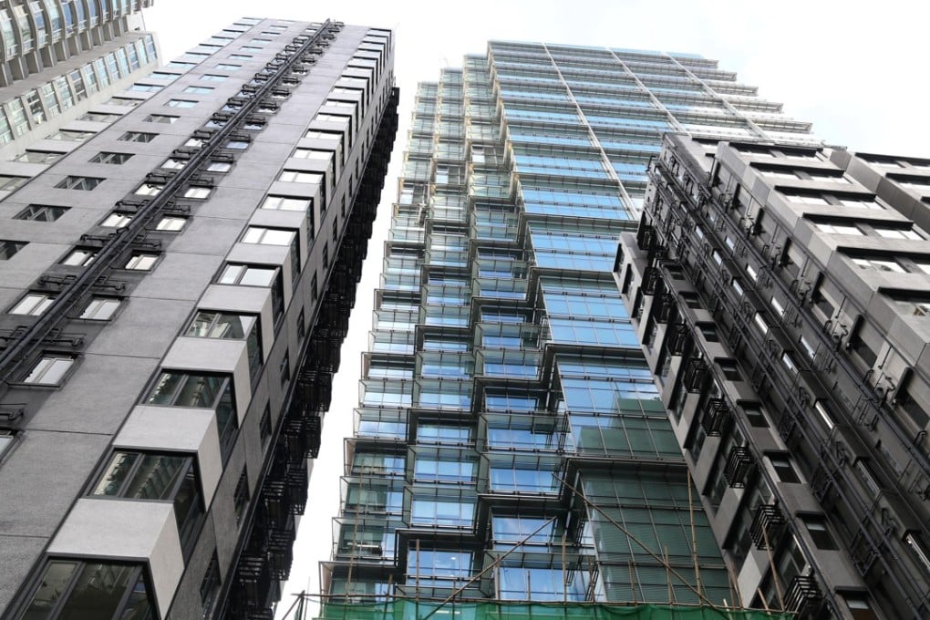 Star Studios, a twin block residential development, provides units as small as 142 sq ft at Wing Fung Street in Wan Chai. Photo: Dickson Lee