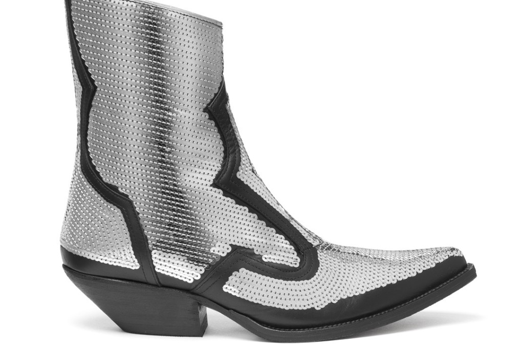 Emporio Armani’s sequinned cowboy book adds some sparkle to the season.