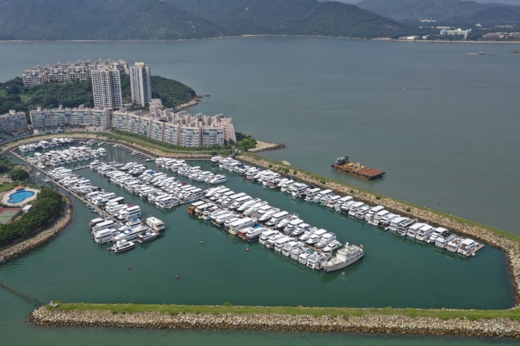 Aerial view of Discovery Bay Marina Club. Photo: Roy Issa