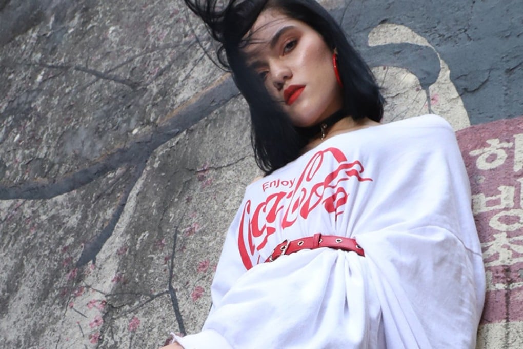 Bo-se fashion can turn clothing into pieces of pop art, like this Coca-Cola shirtdress. Photo: Michael Hurt