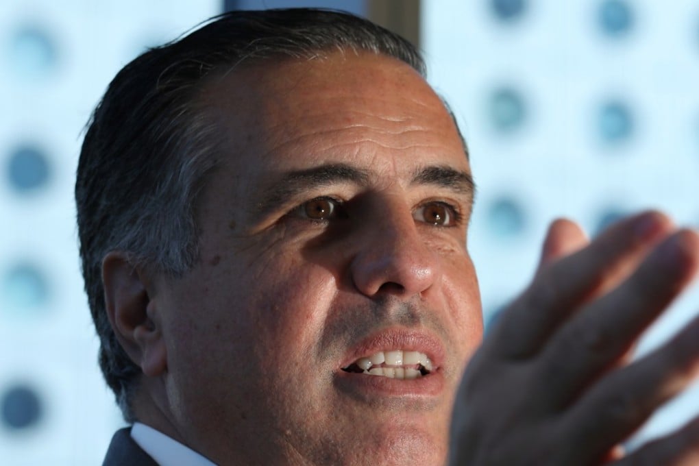 Daniel Pinto, co-president of JPMorgan, talking exclusively to SCMP in Hong Kong last week. Photo: SCMP/Nora Tam