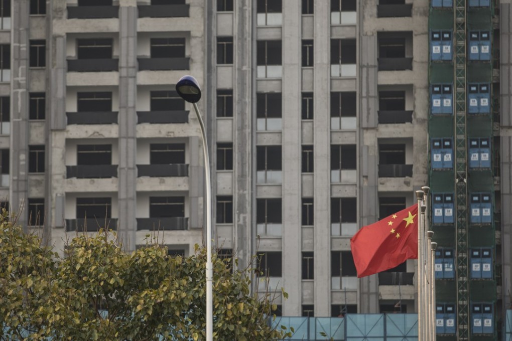 An unfinished building complex in Haikou, China. Photo: Bloomberg