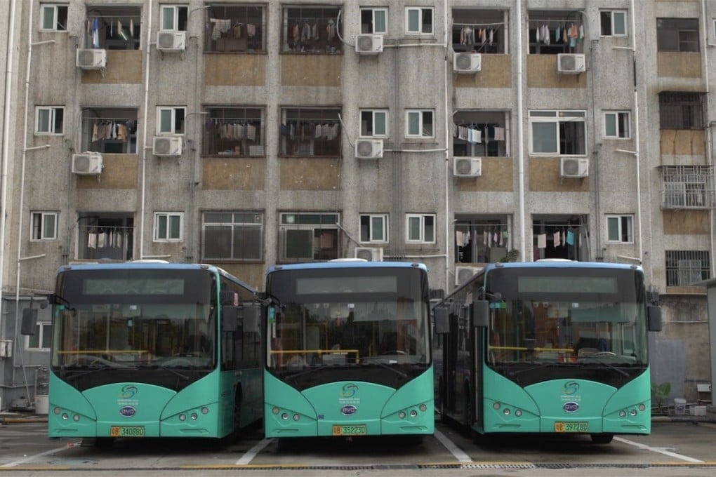 Shenzhen’s 16,000 bus fleet went fully electric last year. Photo: Andersen Xia