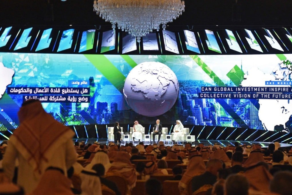 The Future Investment Initiative conference in Riyadh on October 23, 2018. Photo: AFP