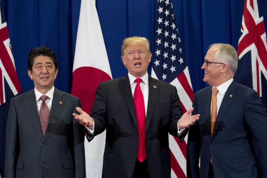 The Quad concept made a comeback during US President Donald Trump’s trip to the Philippines late last year. Photo: AP