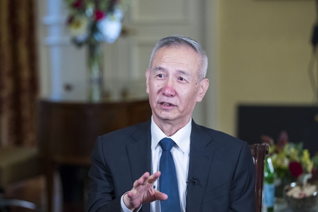 In an interview with state media, Vice-Premier Liu He has tried to boost domestic confidence as the trade war rages. Photo: Xinhua