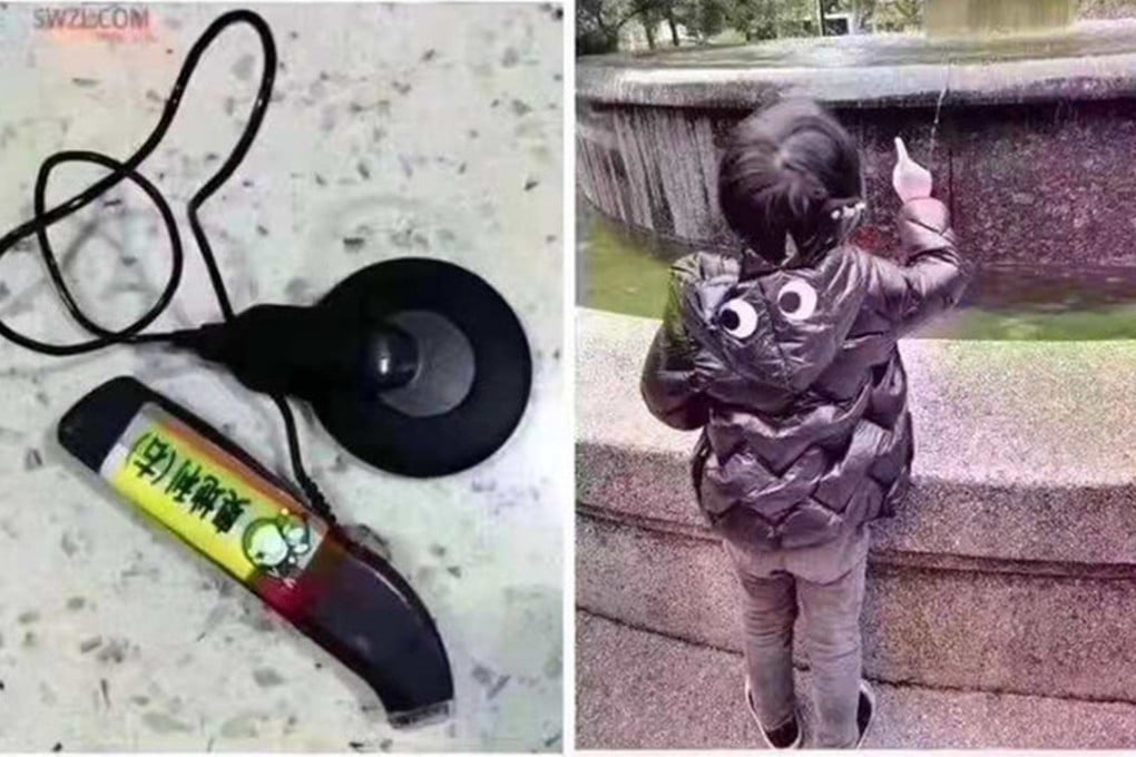The story of how a three-year-old Chinese boy lost his hearing aid went viral online. Photo: Weibo
