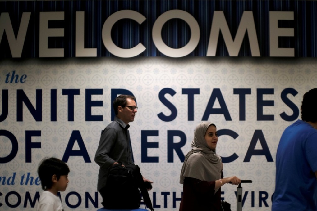 International passengers arrive at Washington Dulles International Airport. Photo: Reuters