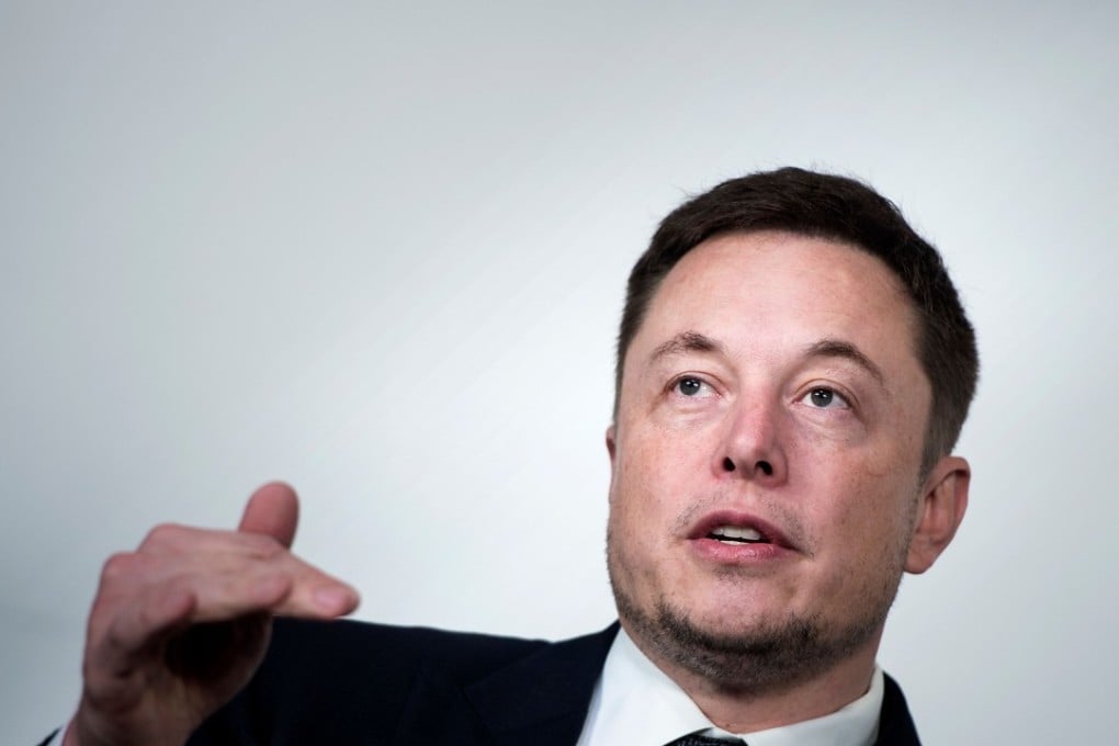 Elon Musk, CEO of SpaceX and Tesla, speaks during the International Space Station Research and Development Conference at the Omni Shoreham Hotel in Washington, DC. Photo: AFP