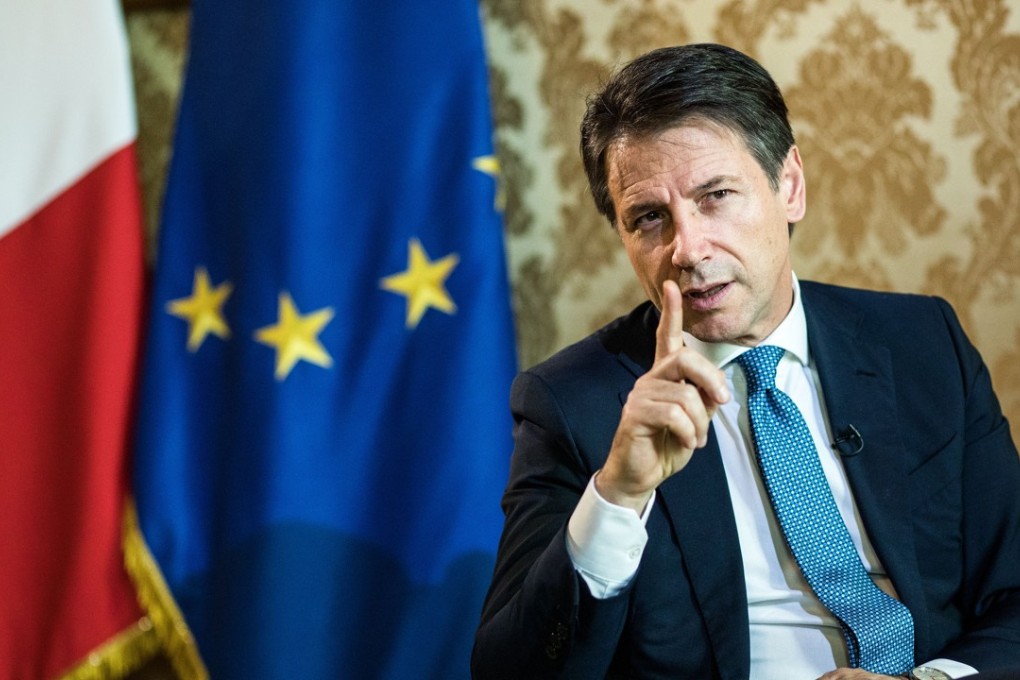 Giuseppe Conte, Italy's prime minister. Photo: Bloomberg