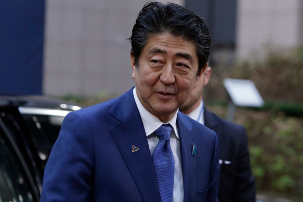 Japanese Prime Minister Shinzo Abe: in China for landmark visit. Photo: AFP