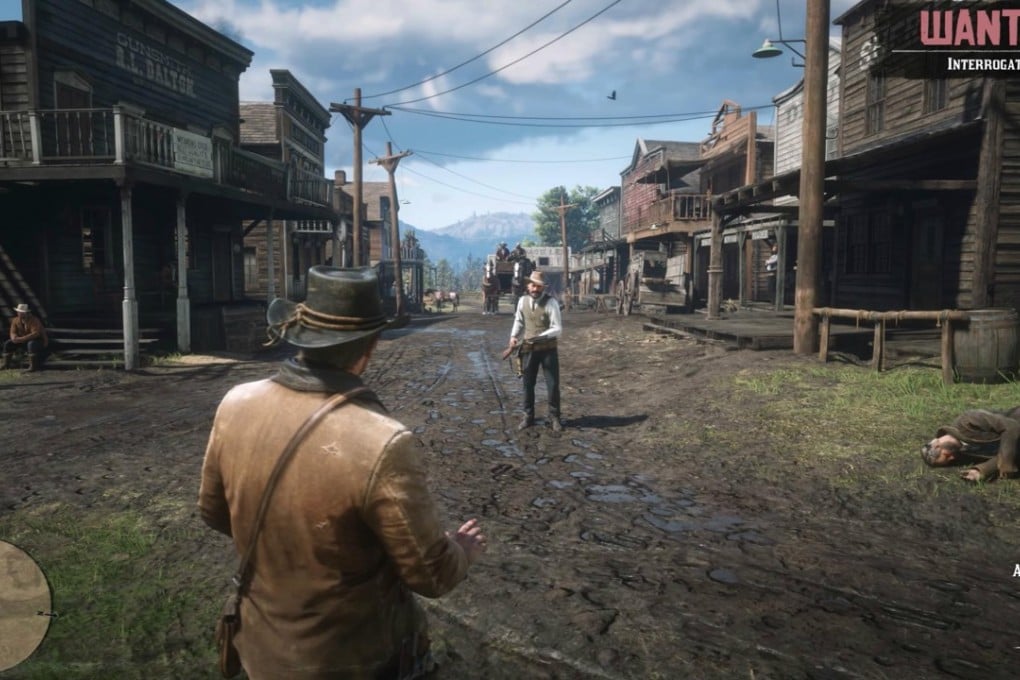 A screenshot from Red Dead Redemption 2, the latest mega game from the makers of Grand Theft Auto.