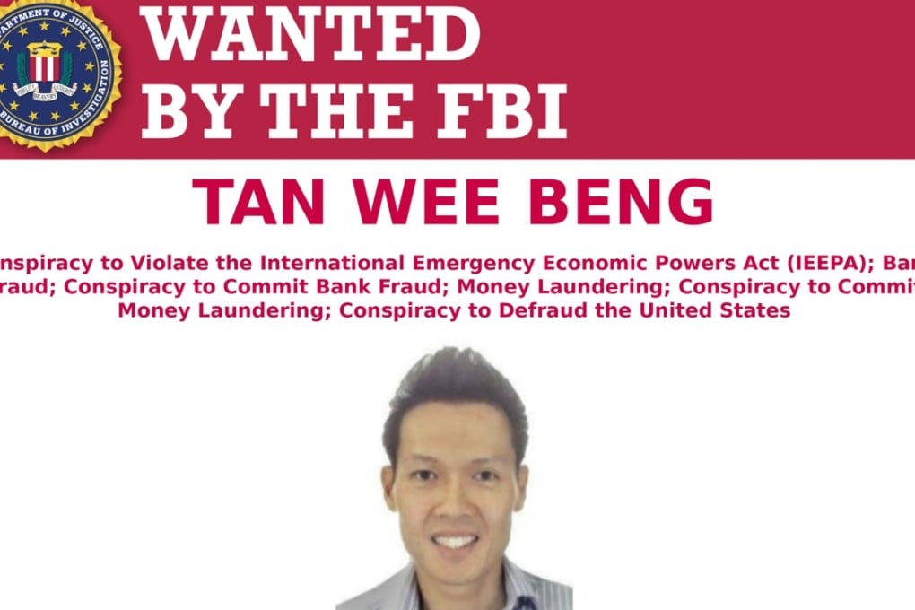 This “wanted” poster obtained from the FBI on Thursday shows Singapore businessman Tan Wee Beng, 41. Photo: Agence France-Presse