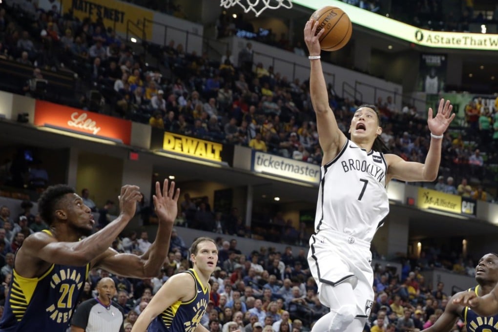 Brooklyn Nets guard Jeremy Lin in action against the Indiana Pacers in October, 2017. Photo: AP
