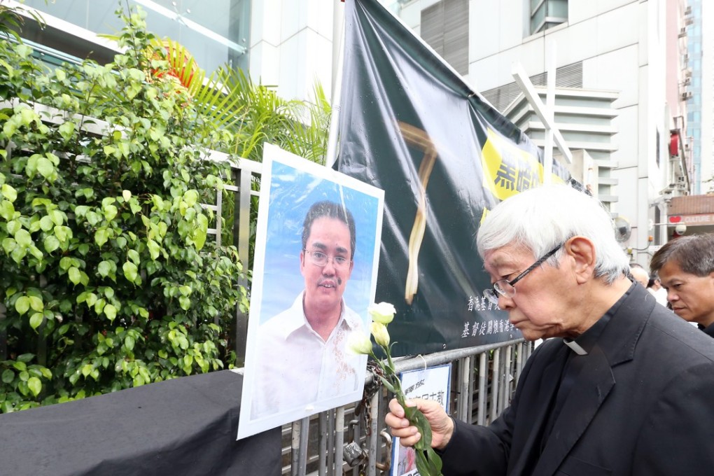Joseph Zen doesn’t want to spread religion by peaceful or legal means. He prefers persecution and suffering for mainland Catholics. Photo: K.Y. Cheng
