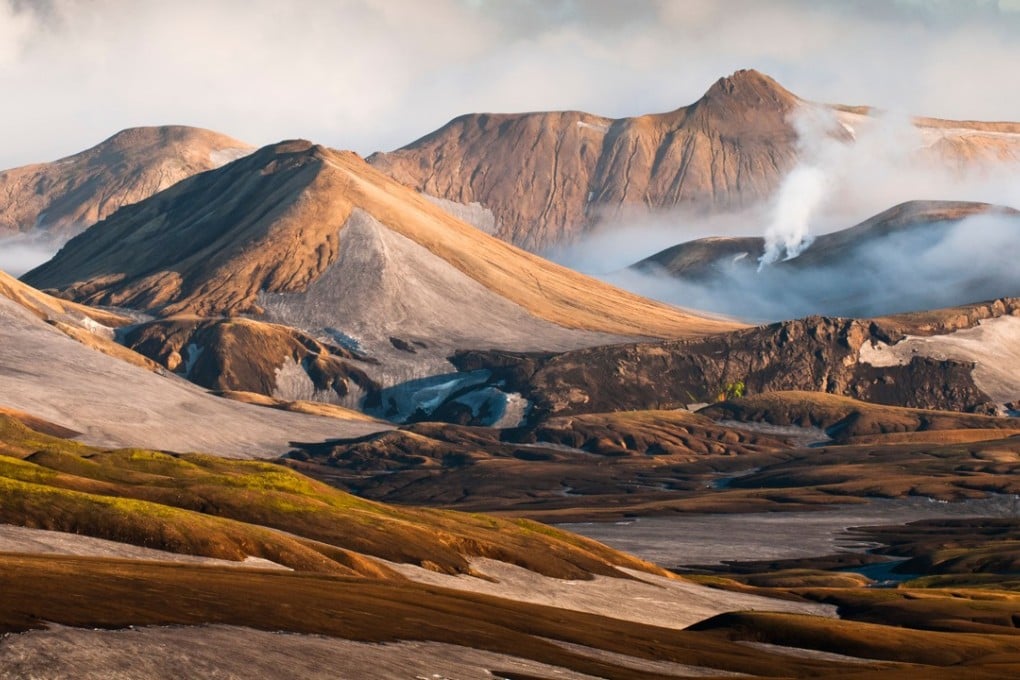 Iceland is famous for its dramatic geothermal landscapes such as in Solfatara, Landmannalaugar. Photo: Alamy
