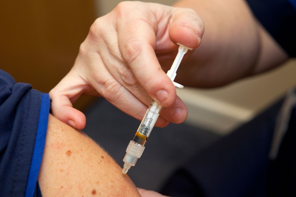 People are advised to get jabs ahead of the winter flu peak season. Photo: Alamy