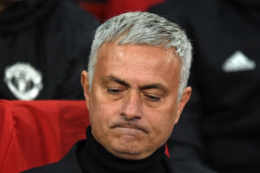 Manchester United manager Jose Mourinho’s future is being questioned after a defeat by Juventus in the Champions League. Photo: AFP