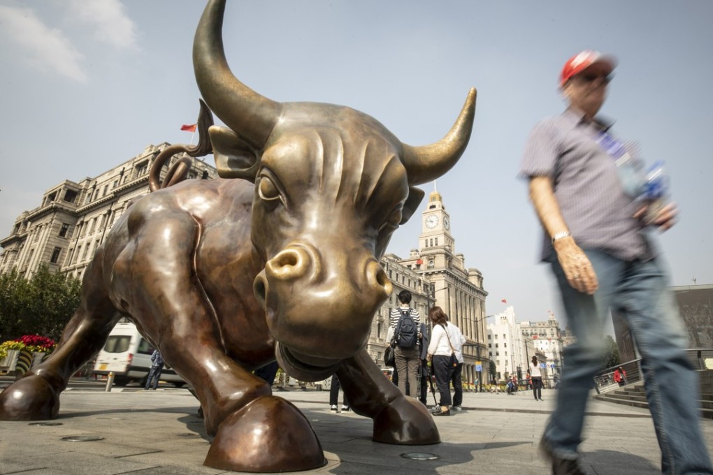 Since the beginning of October the benchmark US S&P 500 index has slumped 7.5 per cent, roughly in line with the fall over the same period in the Chinese stock market. Photo: Bloomberg